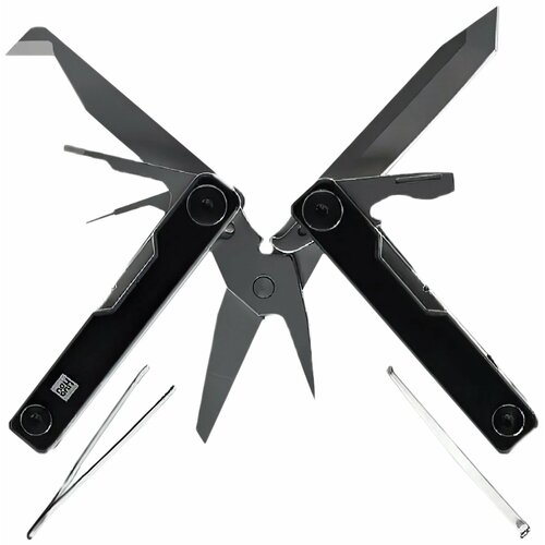 Мультитул 11 функций Mini Multi-Tool черный сковорода вок xiaomi huo hou super platinum non stick wok 30cm