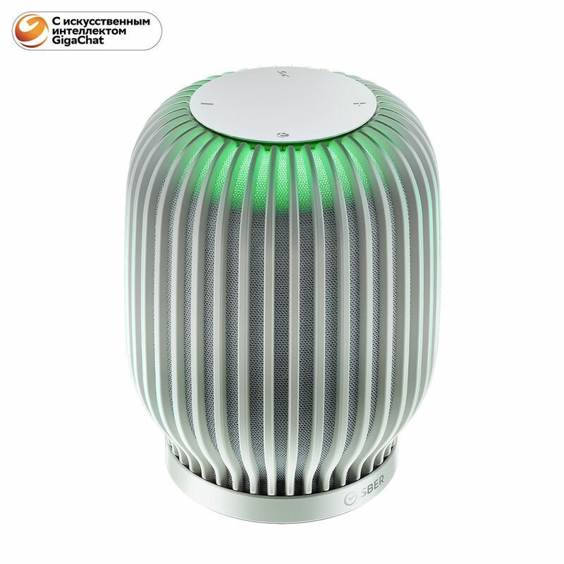 Колонка Sber SBDV-00090C, умная, экосистема, без часов, подсветка