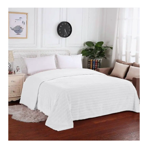 Плед Кролик двусторонний 200*230 см искусственный мех, покрывало,