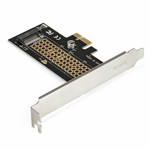 orient 3550u3 usb 3 1 gen2 контейнер для ssd m 2 nvme 2230 2242 2260 2280 m key pcie gen3x2 jms583 до 10 gb s поддержка uaps trim разъем usb3 1 Переходник ExeGate EXE-597 (M.2 M key -> PCI-E x1 v2.0, для установки SSD M.2 M key в слот PCI-E) EX296205RUS