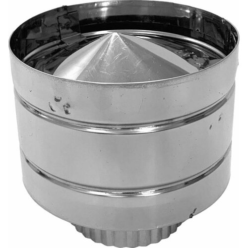 Дефлектор для дымохода печи ⌀80 мм нержавеющая сталь