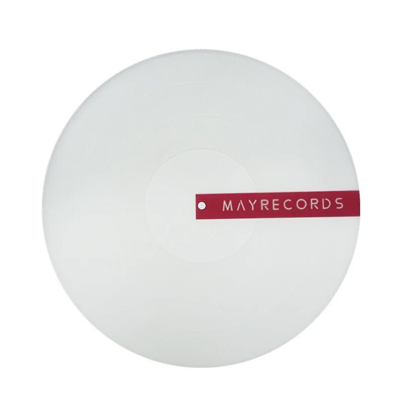 Антивибрационный коврик для винила MayRecords 12 дюймов, Transparent
