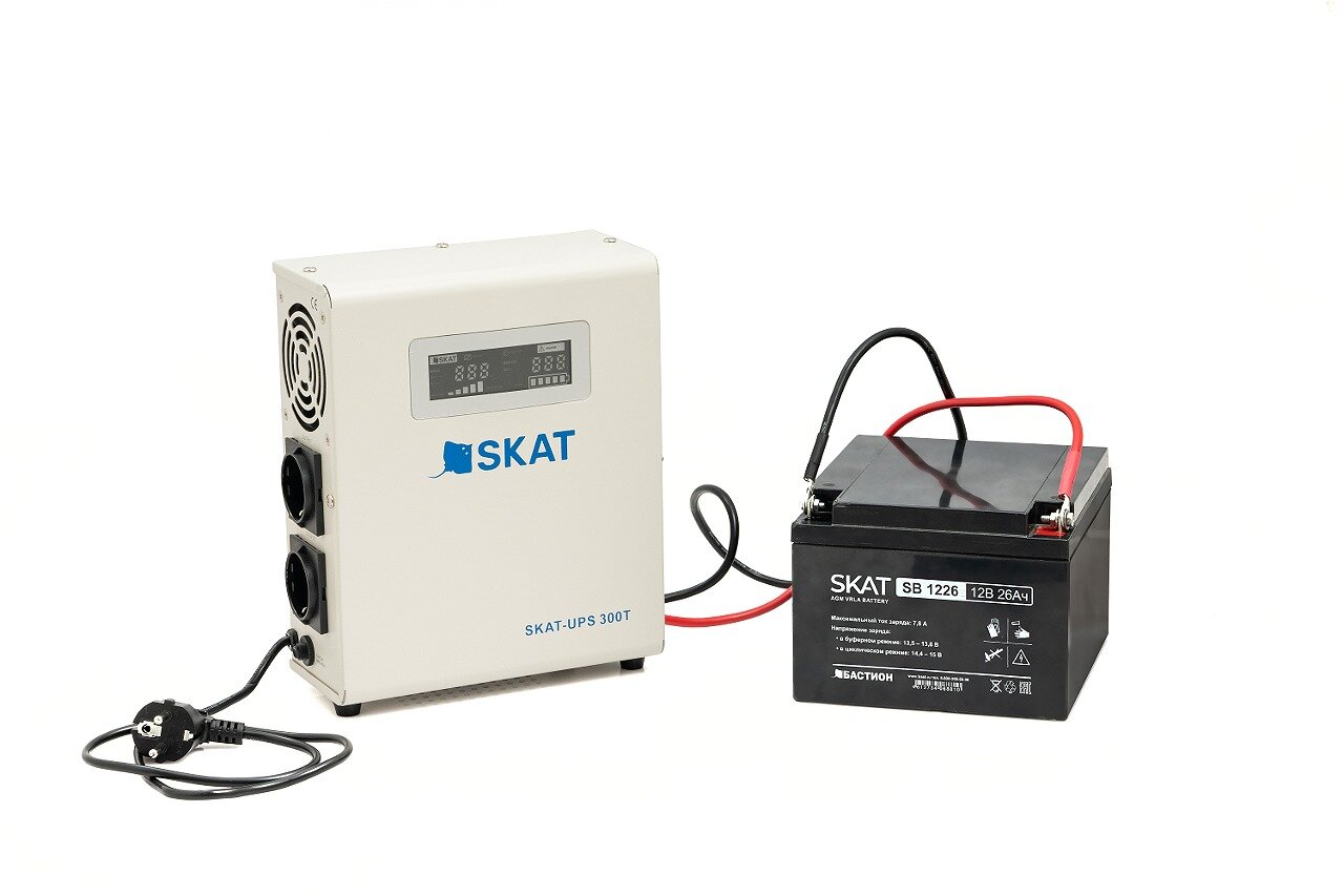 Линейно-интерактивный ИБП SKAT UPS-300T для котлов отопления