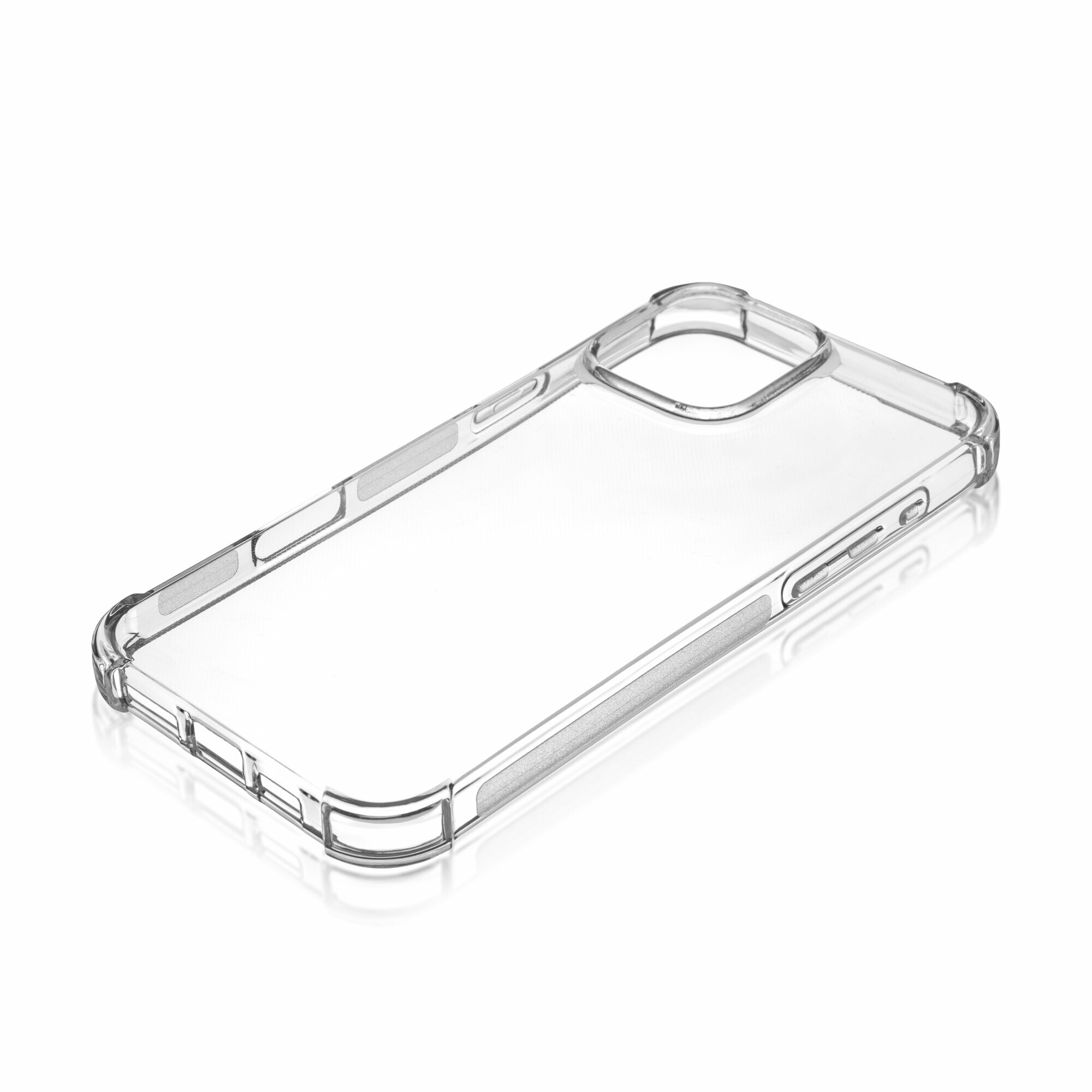 Противоударный чехол BROSCORP на Apple iPhone 16 Pro Max (Айфон 16 Про Макс), с усиленнными углами, прозрачный — фото 1