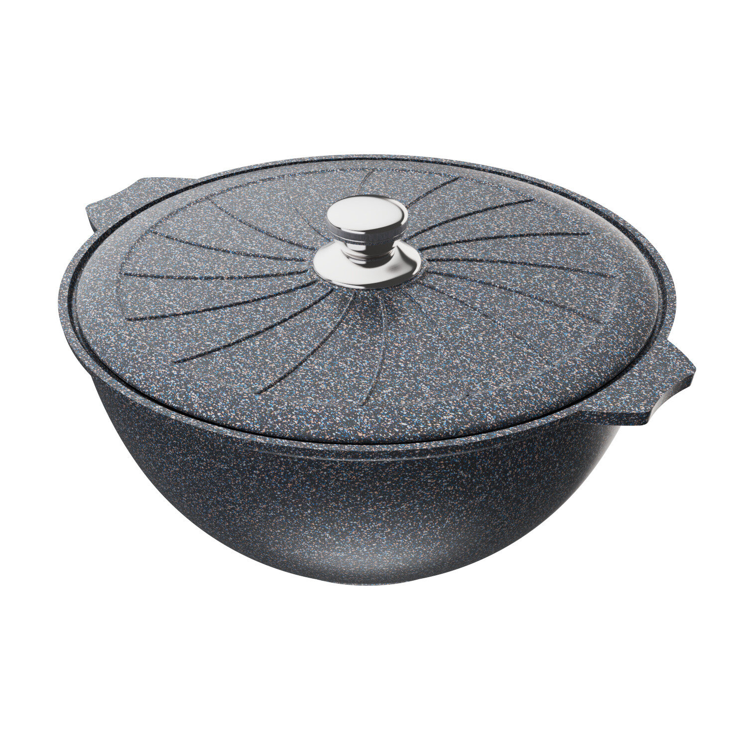 Казан Мечта Гранит Star 510803, темно-синий гранит, крышка металл