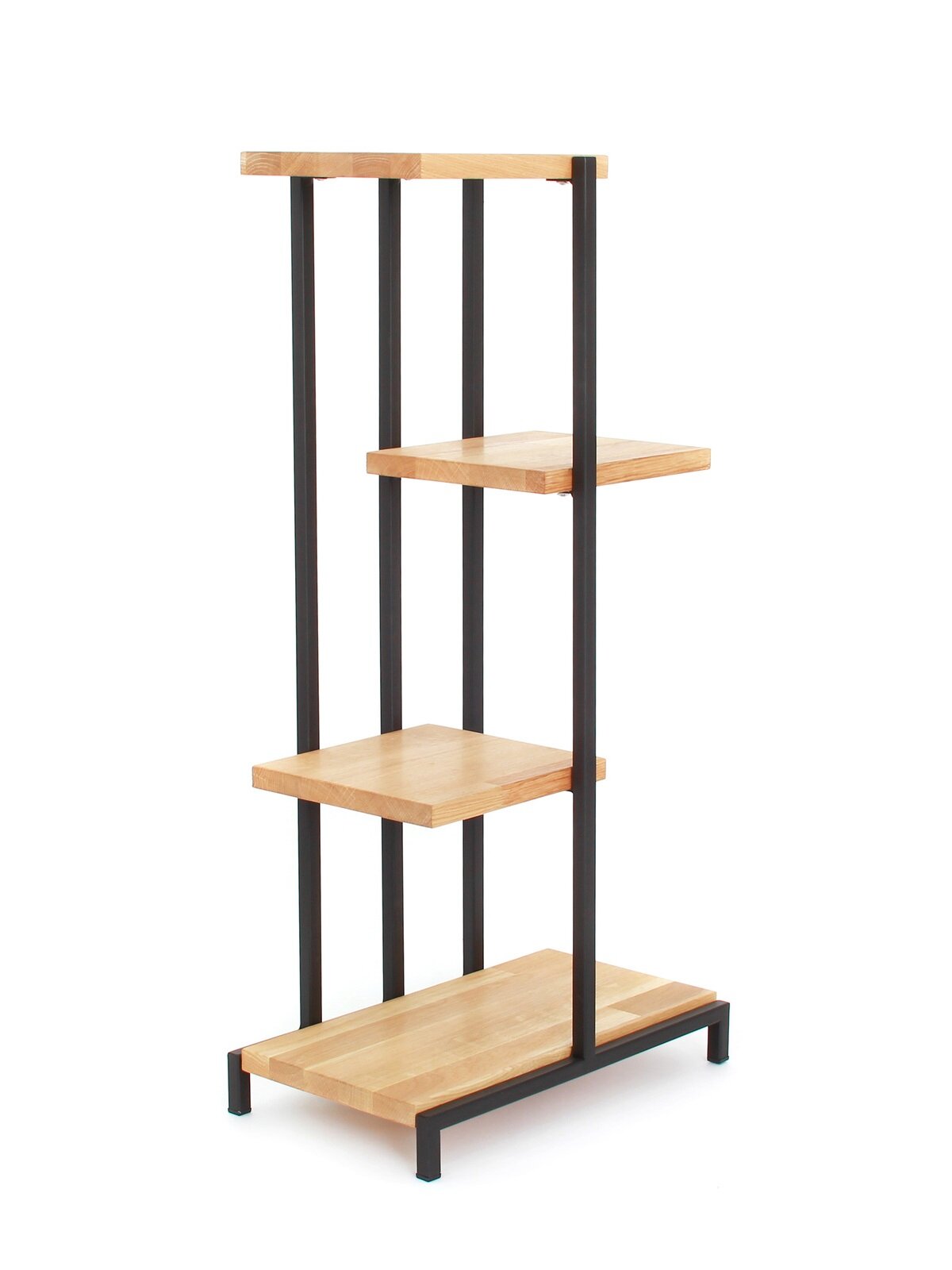 Стеллаж-подставка под кашпо, черный, 400х230х800, Loft 5 — фото 1