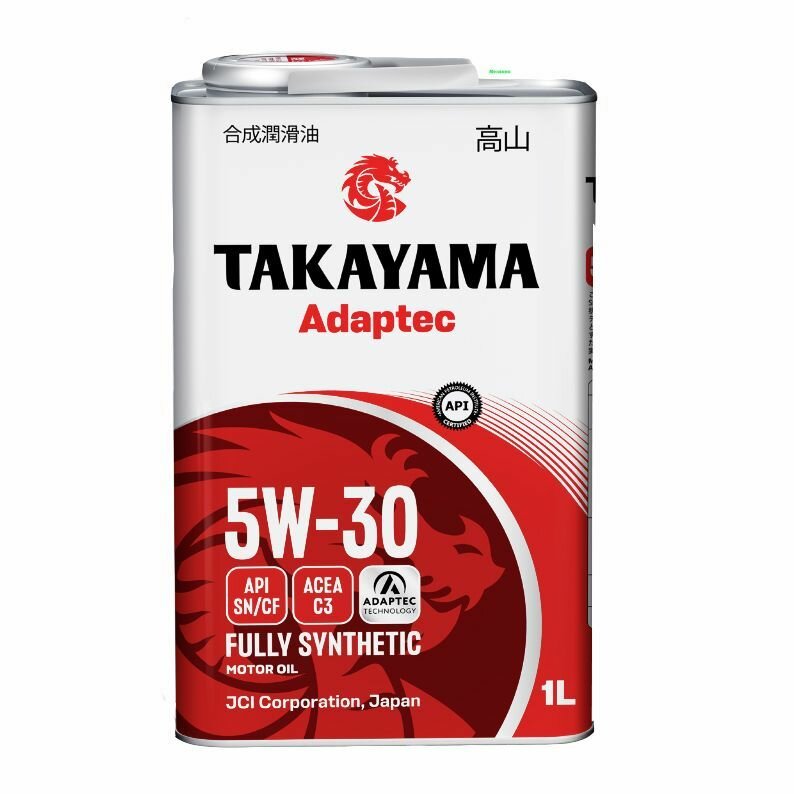 TAKAYAMA 5W-30 C3 1л adaptec моторное масло