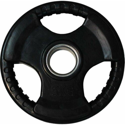 Диски для штанги Profi-Fit 5 кг 50 мм обрезиненный с хватами