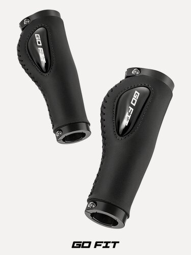 Изображение товара Вело грипсы GO FIT Active Grips, ручки для велосипеда, самоката, электросамоката, акссесуары, 2 штуки, черный