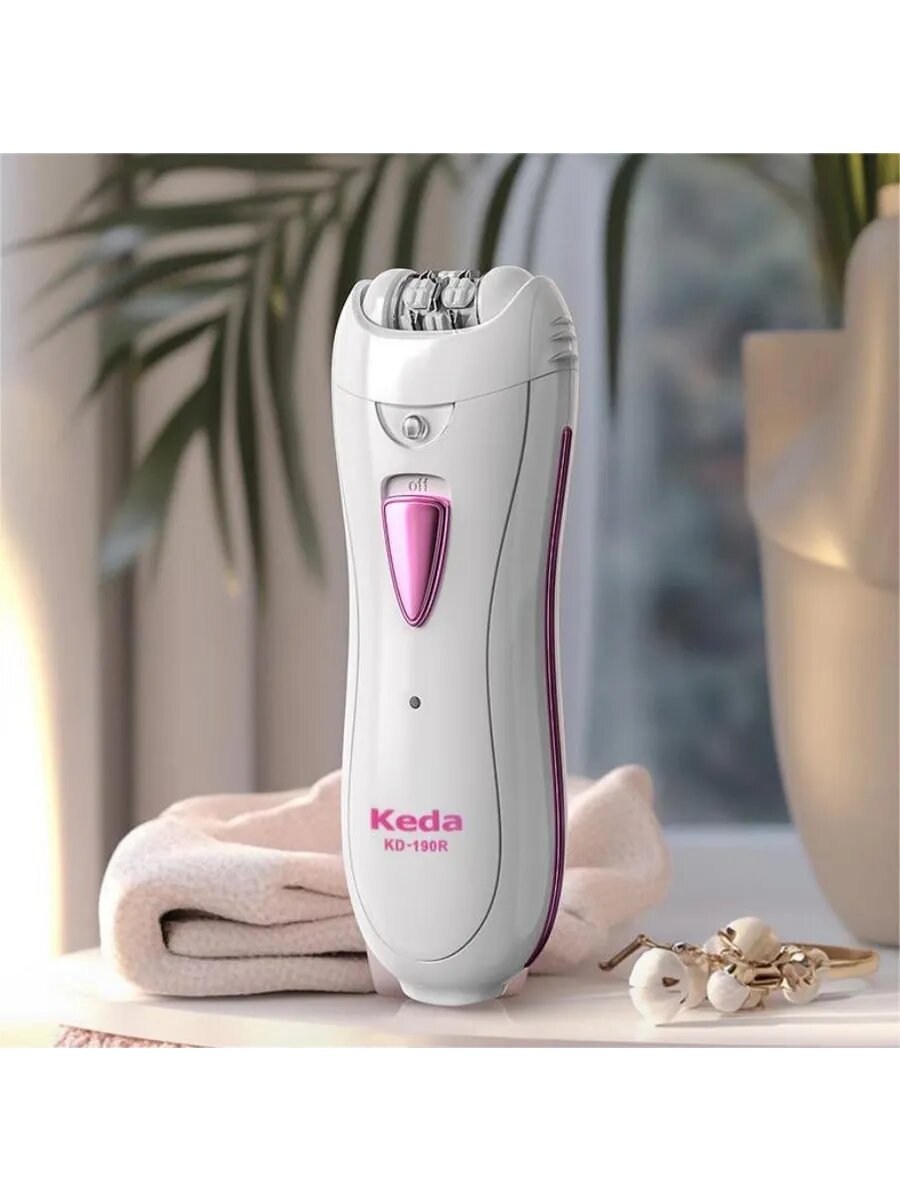 Эпилятор женский, для зоны бикини и подмышек, водонепроницаемый, 2 скорости