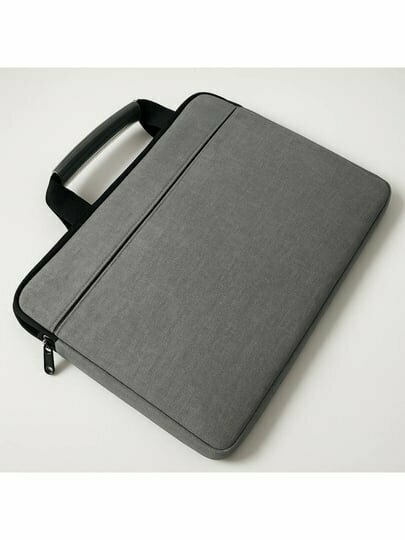 Сумка для ноутбука 13-14 дюймов, водонепроницаемая, чёрный и серый дизайн
