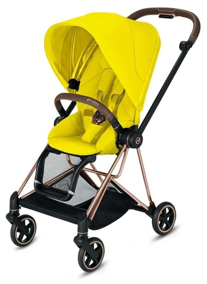 Прогулочная коляска Cybex Mios Mustard Yellow (Rosegold)