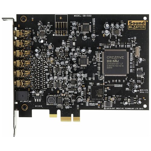 Звуковая карта PCI-E Creative Audigy RX (70sb155000001) звуковая карта creative sb audigy fx v2 pci e