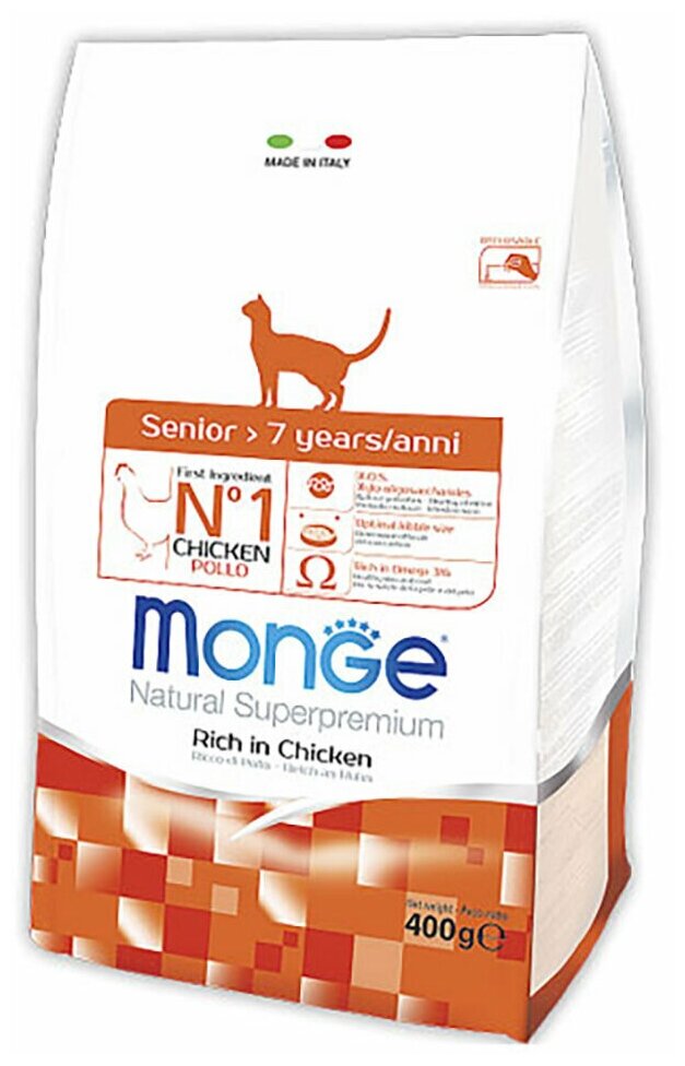 Monge Senior 7+ // Корма для кошек / Сухой (1,5 кг)