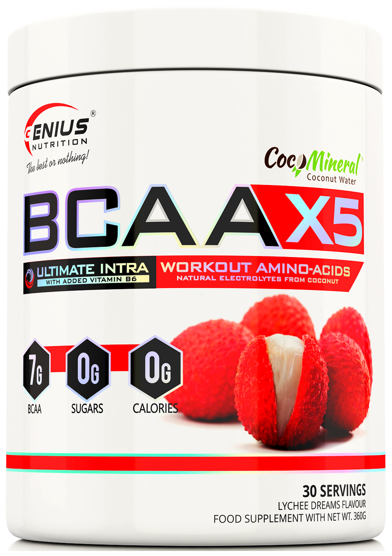 Genius Nutrition BCAA-X5 360 гр., личи