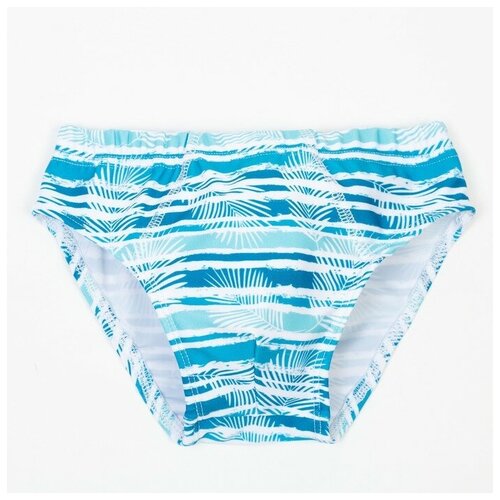 фото Плавки для мальчика, цвет бирюзовый, рост 122 см rusexpress