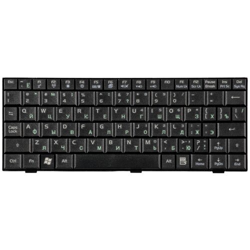 Клавиатура для ноутбука Asus Eee PC PC 700 900 4G Series Плоский Enter Черная без рамки PN V072462BS2 810₽