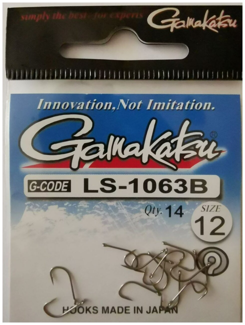 Крючок Gamakatsu Hook LS-1063B №12
