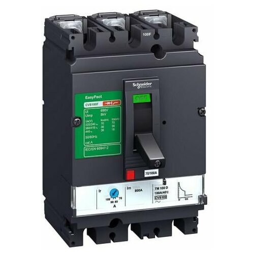 Силовой автомат Schneider Electric EasyPact CVS TM-D, 25кА, 3P, 200А, LV525302