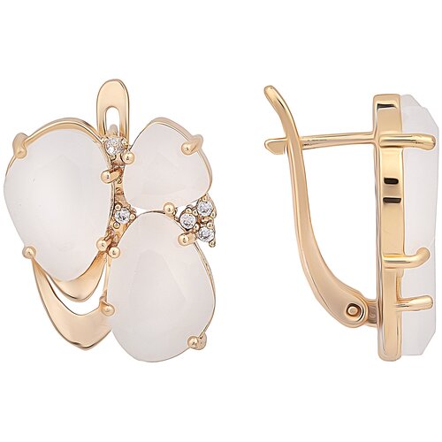 Серьги пусеты Baryshnikov, фианит, циркон, белый