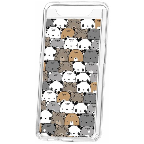 фото Чехол на samsung galaxy a80 / a90 kruche print медвежата / чехол для samsung / чехол с рисунком / чехол с принтом / чехол для самсунг / чехол для самсунг / бампер на гелакси / чехол накладка для гэлэкси / противоударная накладка для samsung galaxy / защита для galaxy / защита на samsung / cиликоновый чехол для samaung galaxy / пластиковый чехол на самсунг / защитный чехол для самсунг / чехольчик / защита телефона / ударопрочный чехол / галакси кruче
