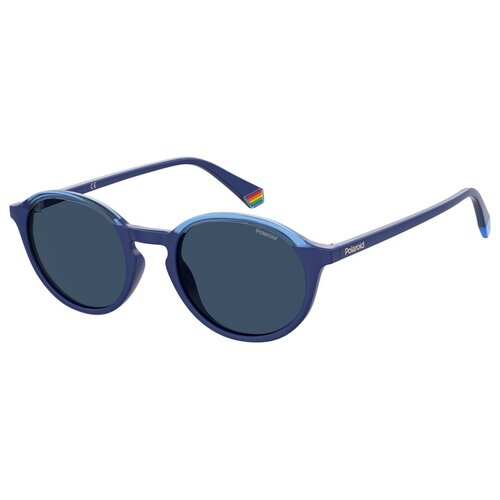 Солнцезащитные очки Polaroid Polaroid PLD 6125/S PJP C3 PLD 6125/S PJP C3, синий солнцезащитные очки polaroid polaroid pld 4130 s x pjp c3 pld 4130 s x pjp c3 синий голубой