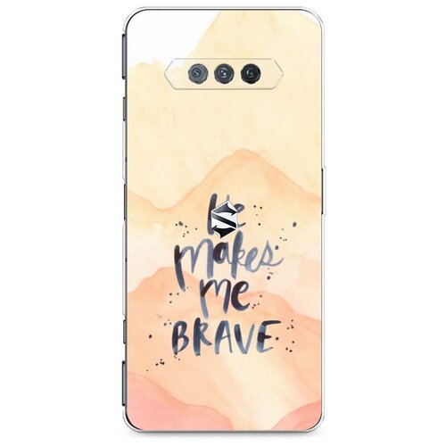 фото Силиконовый чехол "цитата на акварельных горах" на xiaomi black shark 4s / сяоми блэк шарк 4s case place