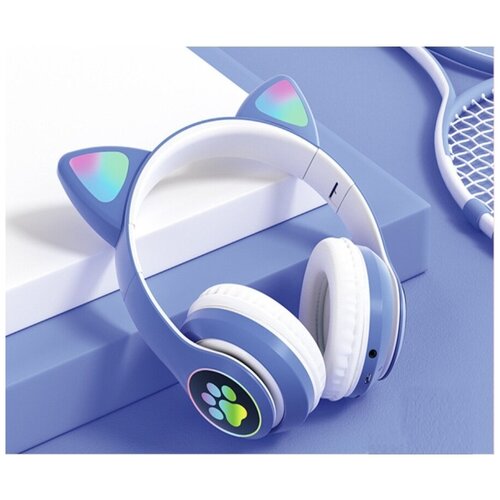 Беспроводные Bluetooth наушники с кошачьими светящимися ушками для детей и взрослых Cat Ear VZV-28M 79900₽