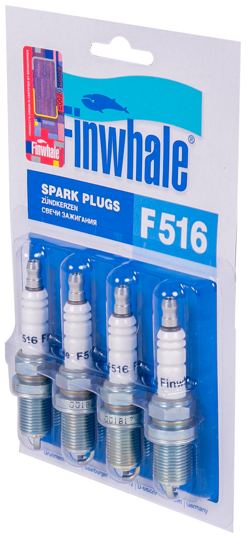Свеча зажигания Finwhale F516