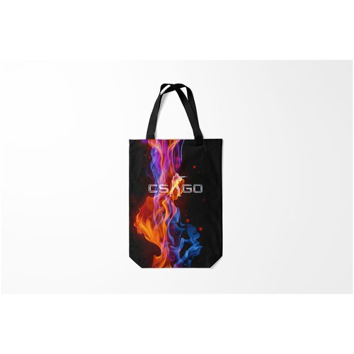 фото Сумка-шоппер / геймерам / counter strike/ 31х42 см burnettie