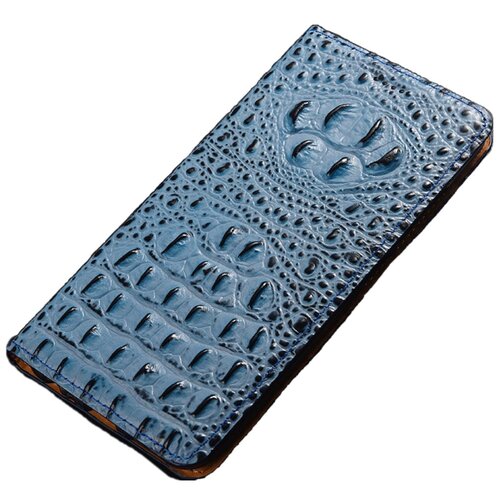 Чехол-книжка MyPads Premium для Huawei P40 Lite E из натуральной кожи с объёмным 3D рельефом спинки кожи крокодила роскошный эксклюзивный синий чехол книжка mypads premium для iphone x 10 из натуральной кожи с объёмным 3d рельефом спинки кожи крокодила роскошный эксклюзивный синий