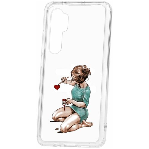 фото Чехол на xiaomi mi note 10 lite kruche print рисуя любовь / чехол для xiaomi / чехол с рисунком / чехол с принтом / чехол для ксяоми / чехол для хаоми / бампер на сяоми / чехол накладка для ксяоми / противоударная накладка для xiaomi redmi mi / защита для redmi / защита на mi / cиликоновый чехол для xiaomi redmi / пластиковый чехол на ксиаоми / защитный чехол для хаоми / чехольчик / защита телефона / ударопрочный чехол кruче