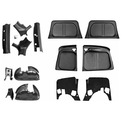 Жабо цельное для Lada Largus фургон 2012+, Largus Cross (универсал) 2015+, Largus 2012+, Renault Logan 2004-2013 | шагрень