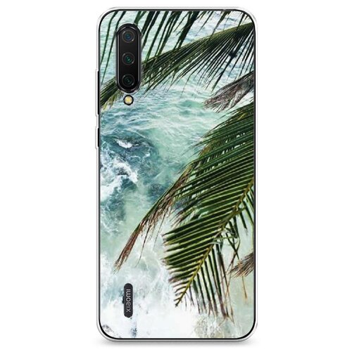фото Силиконовый чехол "пальмы" на xiaomi mi a3 lite / сяоми ми а3 лайт case place