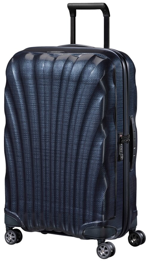 Чемодан Samsonite, 68 л, размер M, синий