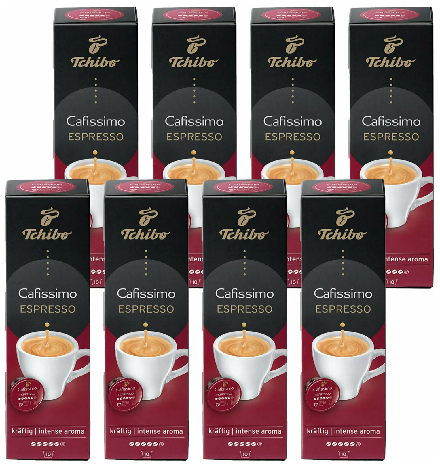 Tcibo Cafissimo Espresso Kraftig кофе в капсулах, 80 шт