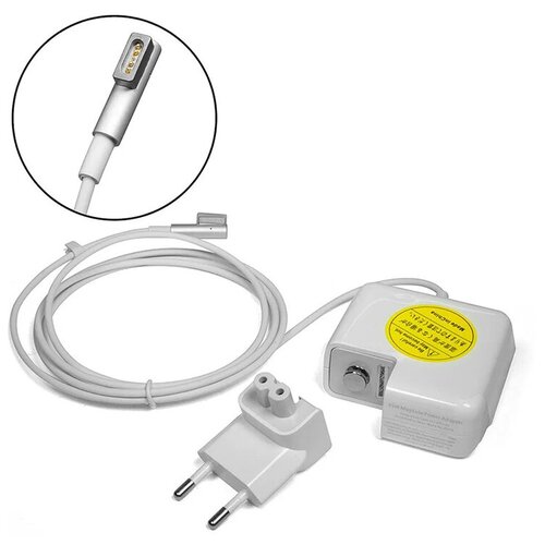 Сетевой блок питания для ноутбука MacBook Pro 15, 17. 18.5V 4.6A (5 Pin MagSafe) 85W PN: A1172 / A1222 / A1290 / A1343