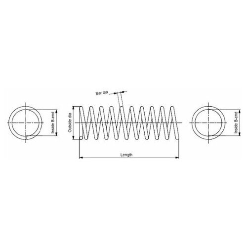 фото Пружина передней подвески monroe sp2320 для citroen saxo