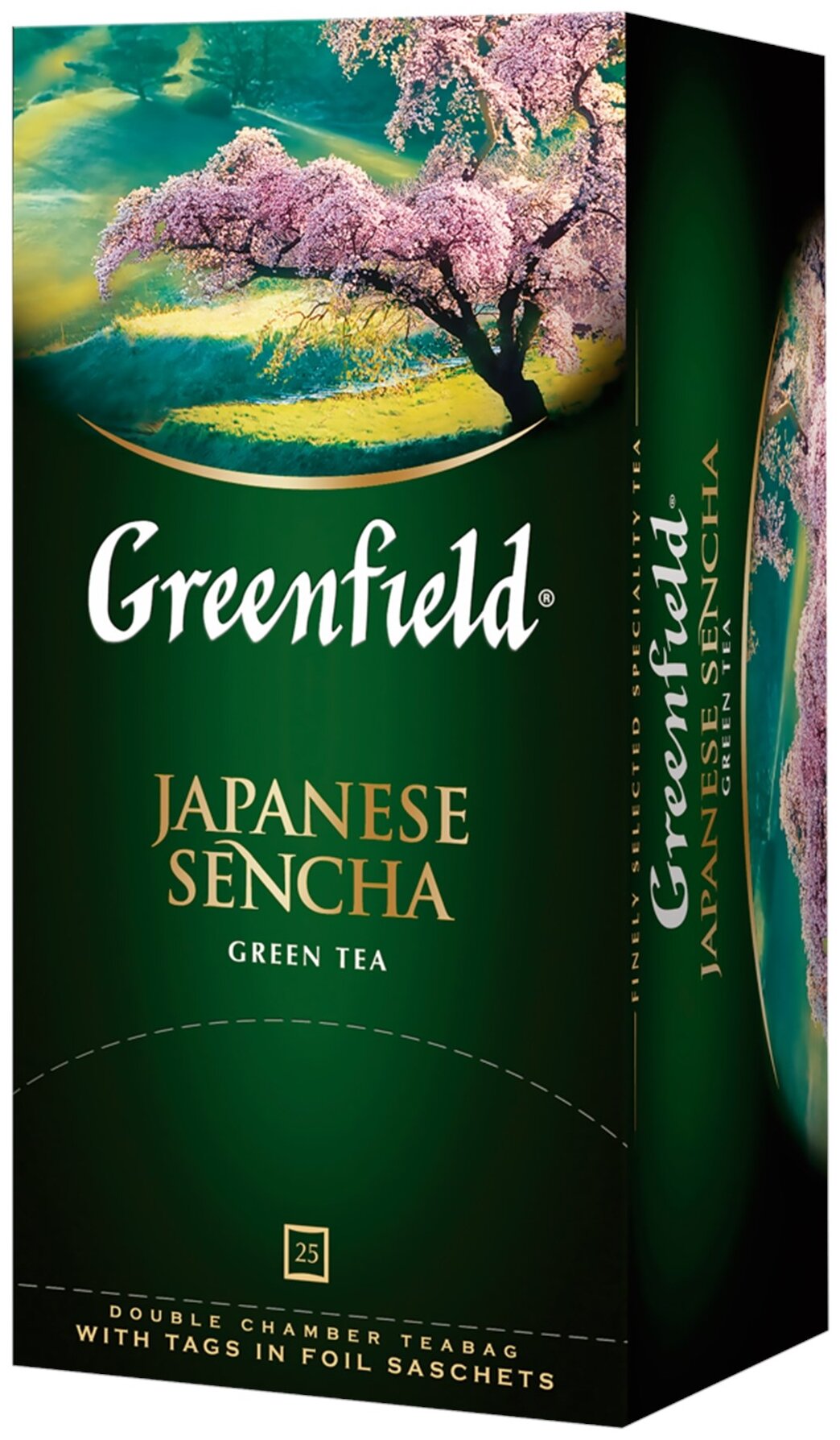 Greenfield чай зеленый пакетированный Japanese Sencha 2г*25п - фотография № 6