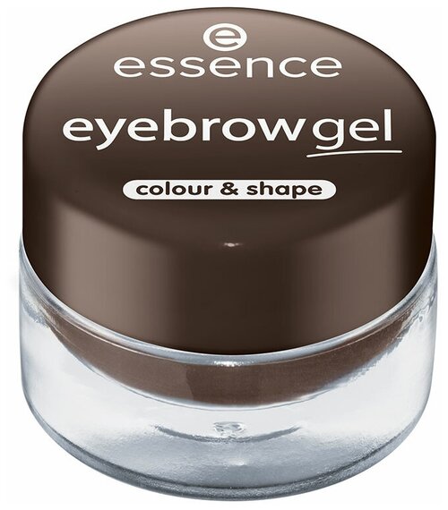 Essence Гель для бровей Eyebrow Gel Colour & Shape, 3 г, 04, dark brown