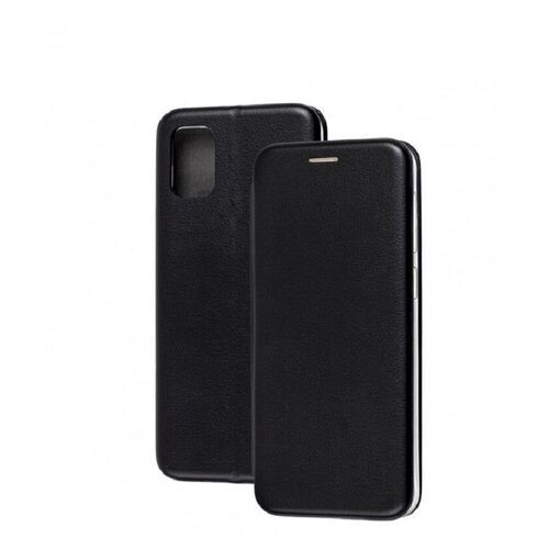 фото Чехол-книжка для samsung galaxy a41 черный full cover