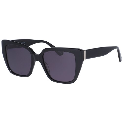 фото Солнцезащитные очки valentin yudashkin, кошачий глаз, оправа: пластик, для женщин, черный