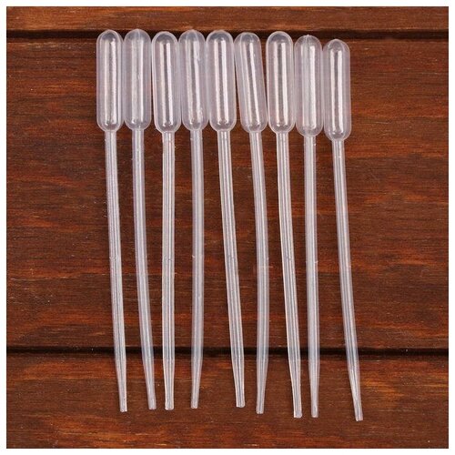 фото Пипетка 0.5 мл, для опытов и творчества, набор 10 шт. yandex market