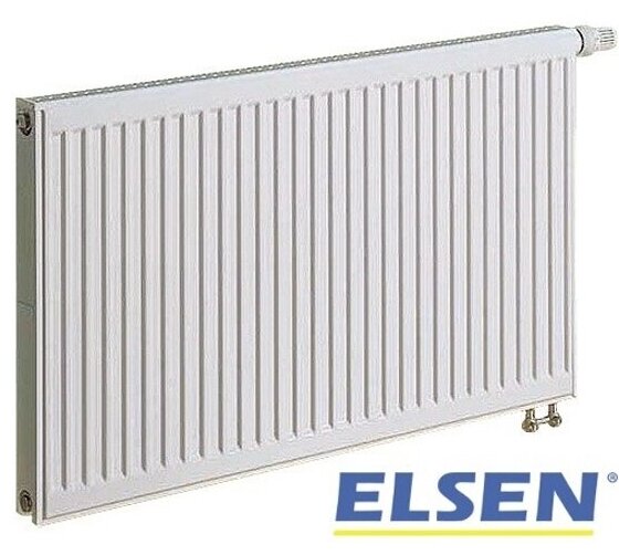 Радиатор Elsen ERV 22 300 700 нижнее подключение, с термостатическим вентилем, панельный