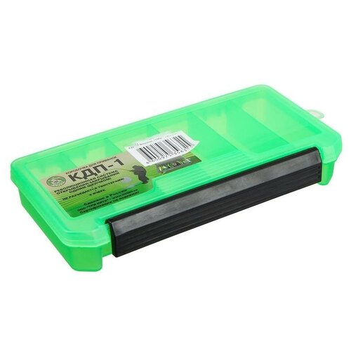 коробочка для приманок кдп 1 190 100 30мм Коробка для приманок КДП-1, цвет зелёный, 190 × 100 × 30 мм