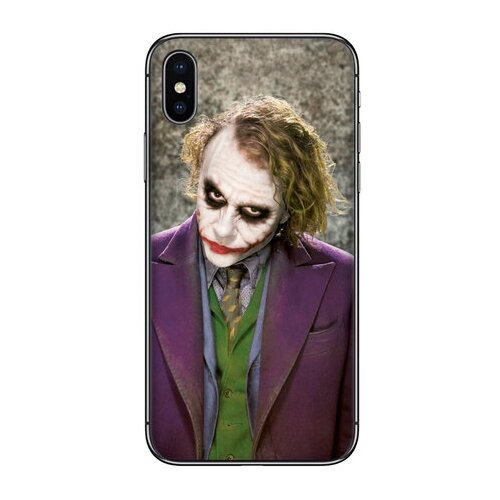 фото Чехол для apple iphone x/xs, joker, черный, deppa 124214