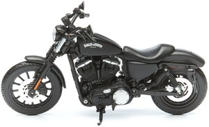 Мотоцикл Maisto Harley Davidson Sporster Iron 883 2014 (39360) 1:18, 18 см, черный