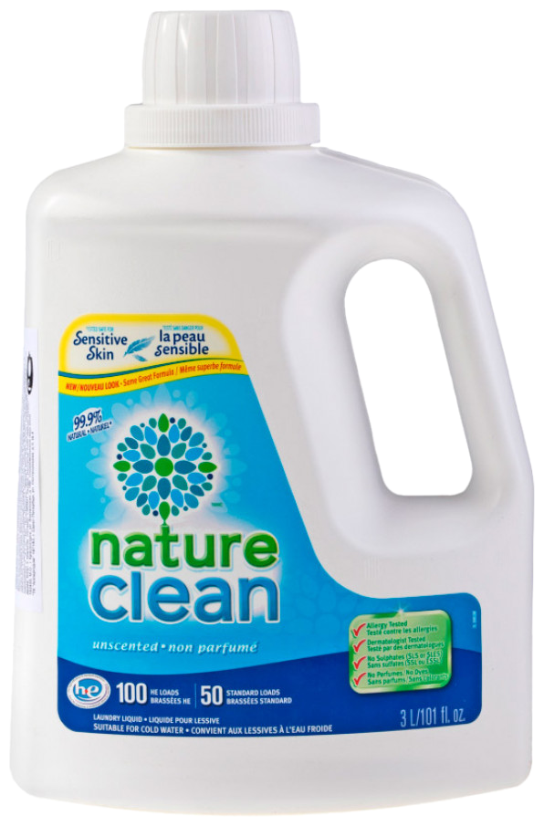 Гель для стирки Nature Clean, гипоаллергенный, эко сертифицированный, для всех видов тканей, 3 л