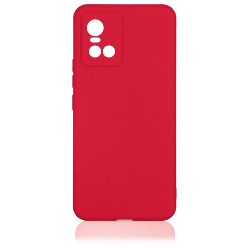 DF / Силиконовый чехол для телефона Vivo V23e смартфона Виво В23е DF vCase-08 (red) / красный чехол df для vivo v23e silicone light green vcase 08