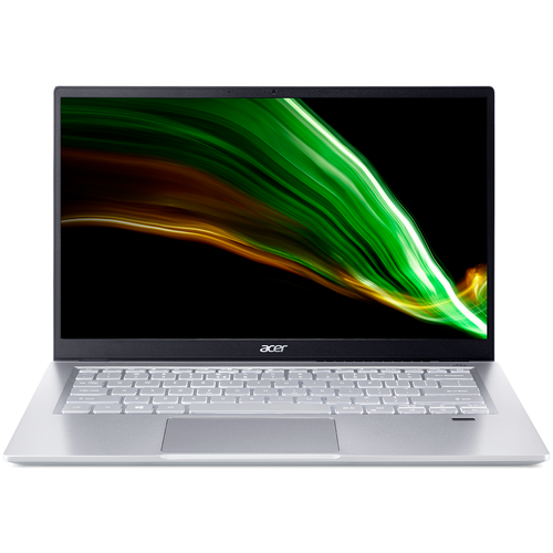 фото Ноутбук acer swift 3 sf314-511-57e0 nx.abler.004 intel core i5 1135g7, 2.4 ghz - 4.2 ghz, 8192 mb, 14" full hd 1920x1080, 512 gb ssd, dvd нет, intel iris xe graphics, no os, серебристый